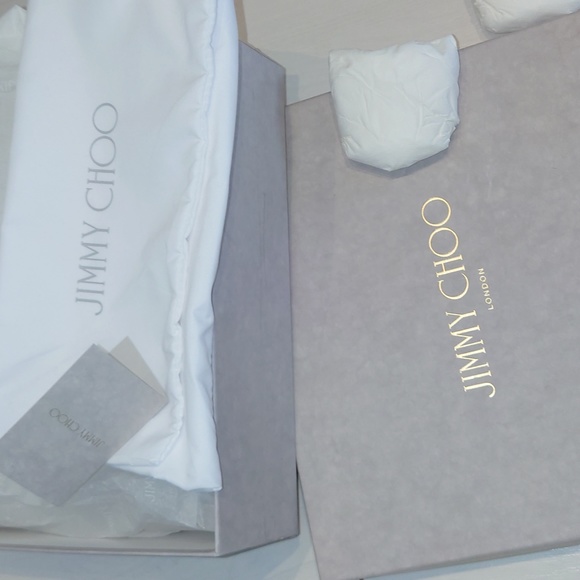 Jimmy Choo espadrille sandal mixed metallic sz 36 - Picture 8 of 11